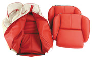 1994-1996 Corvette Mounted Leather Seat Covers Red Standard-447085-Corvette-Store-Online