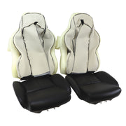 1994-1996 Corvette Mounted "Leather-Like" Vinyl Seat Covers Black Standard-447120-Corvette-Store-Online