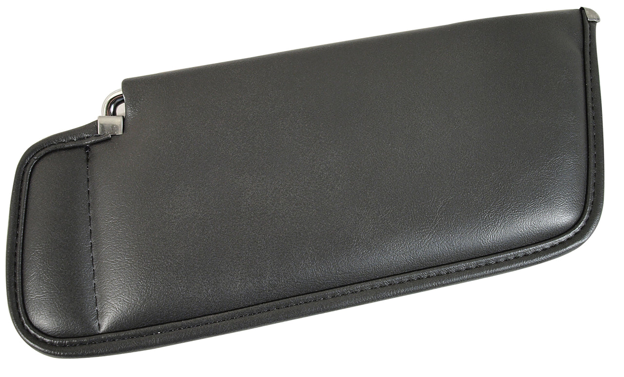 1982-1982 Corvette Sunvisor Charcoal RH W/Mirror Option-448021-Corvette-Store-Online