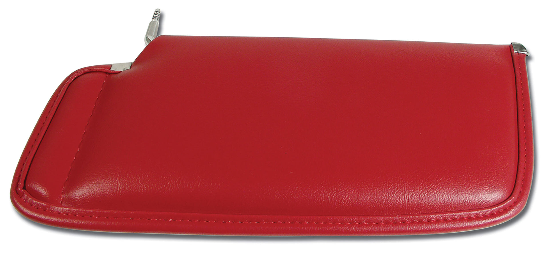 1979-1981 Corvette Sunvisor Red RH W/Mirror Option-448024-Corvette-Store-Online