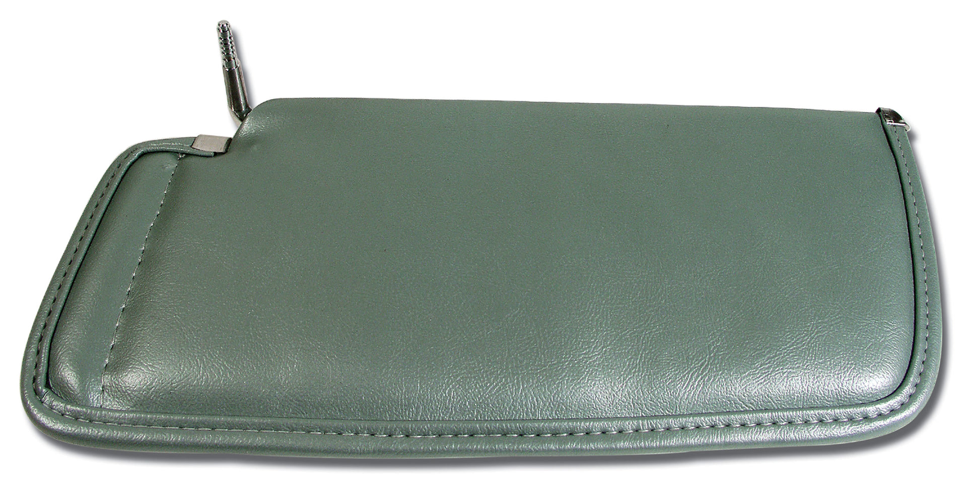 1982-1982 Corvette Sunvisor Silvergreen RH W/Mirror Option-448059-Corvette-Store-Online