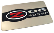 2002-2004 Corvette Exhaust Plate - Z06 405 Horsepower Stainless Steel-44840-Corvette-Store-Online