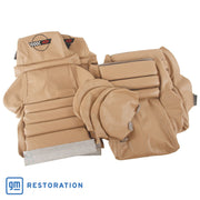 1993-1993 Corvette OE Style Embroidered Sport Leather Seat Covers - Beige-448782E-Corvette-Store-Online