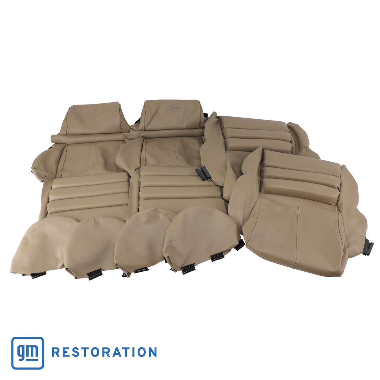 1993-1993 Corvette Leather Seat Covers Beige Sport-448782-Corvette-Store-Online