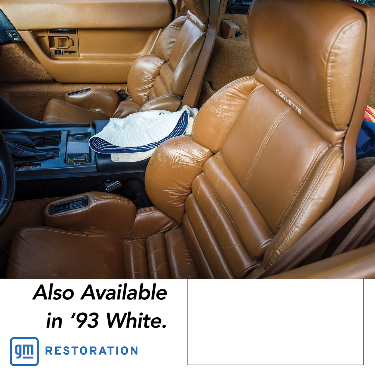1993-1993 Corvette Leather Seat Covers White Sport-448783-Corvette-Store-Online