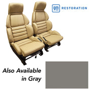 1993-1993 Corvette Leather Seat Covers Gray Sport-448784-Corvette-Store-Online
