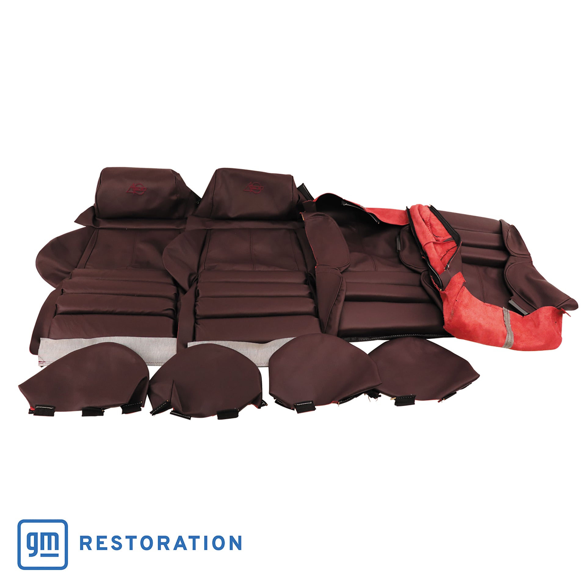 1993-1993 Corvette Leather Seat Covers Ruby Red Sport-448786-Corvette-Store-Online
