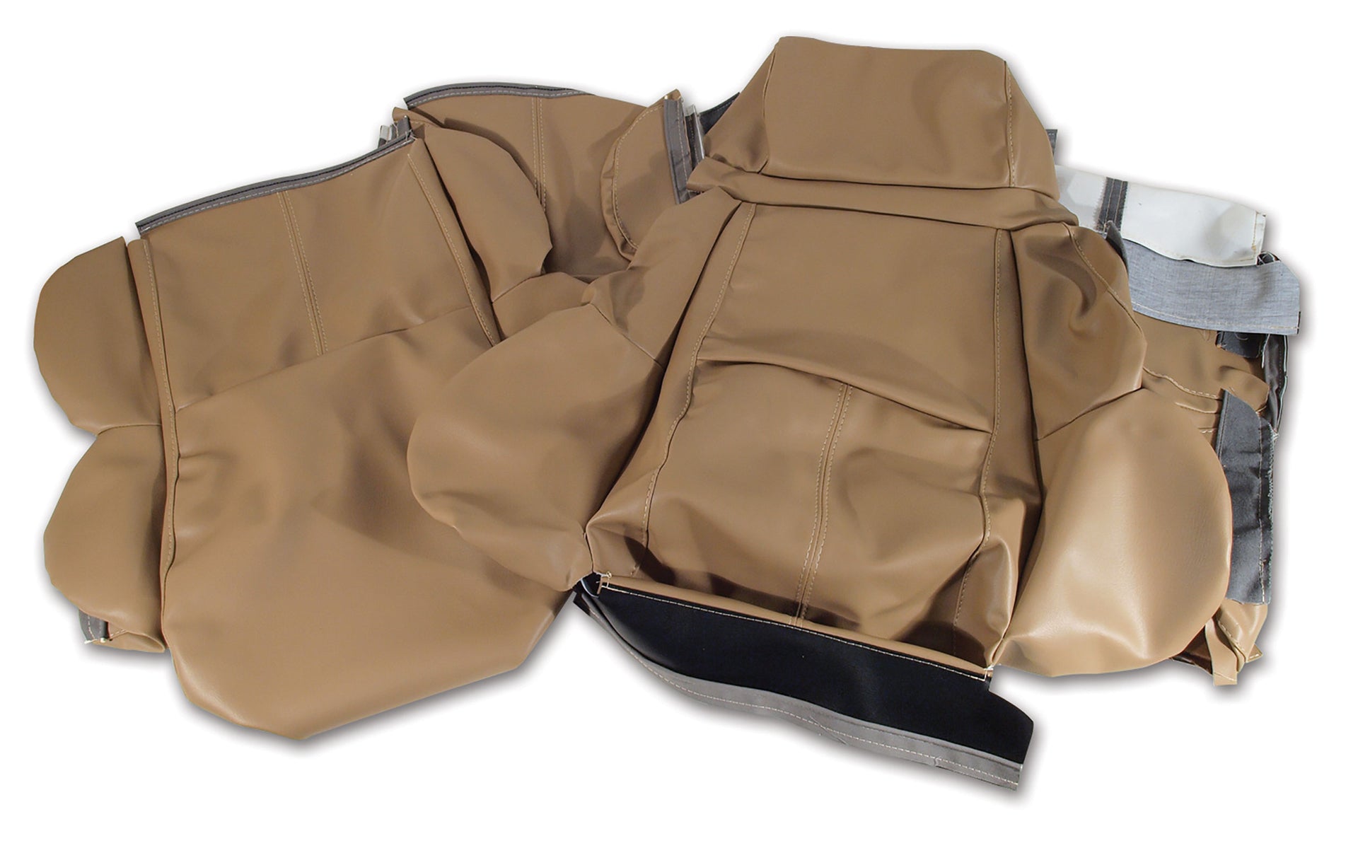 1993-1993 Corvette "Leather-Like" Vinyl Seat Covers Beige Standard-448882-Corvette-Store-Online