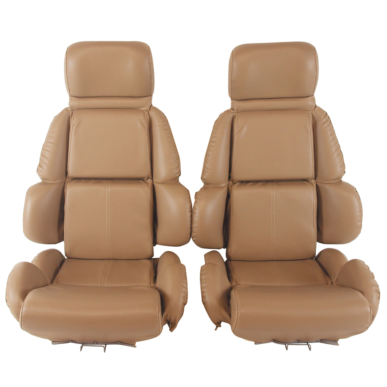 1993-1993 Corvette Mounted "Leather-Like" Vinyl Seat Covers Beige Standard-448982-Corvette-Store-Online