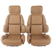 1993-1993 Corvette Mounted "Leather-Like" Vinyl Seat Covers Beige Standard-448982-Corvette-Store-Online