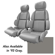 1993-1993 Corvette Mounted "Leather-Like" Vinyl Seat Covers Gray Standard-448984-Corvette-Store-Online