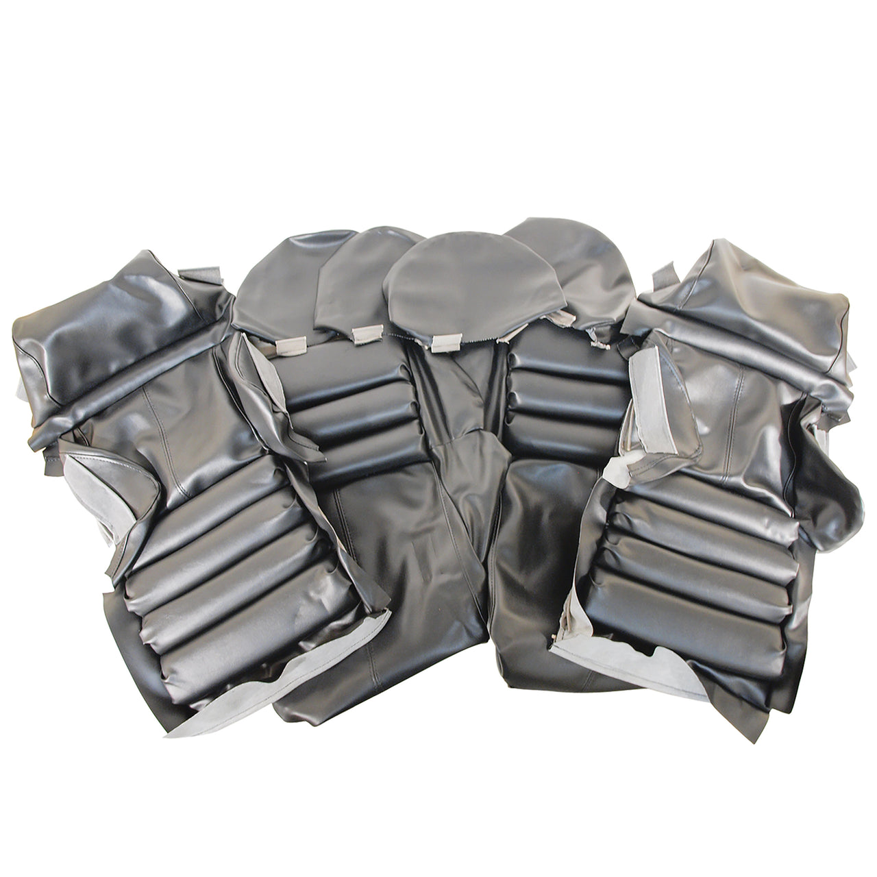 1993-1993 Corvette "Leather-Like" Vinyl Seat Covers Black Sport-449020-Corvette-Store-Online