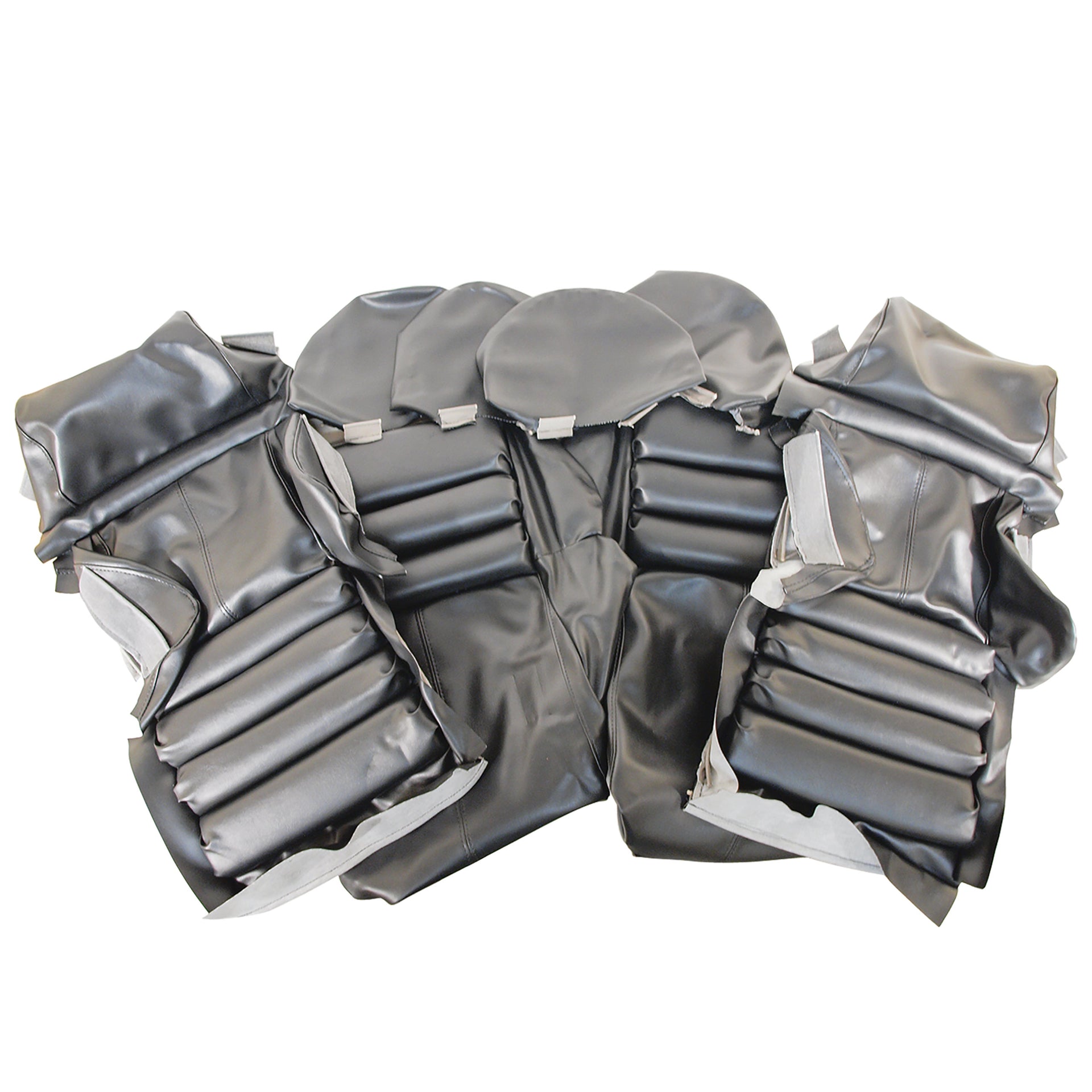 1993-1993 Corvette "Leather-Like" Vinyl Seat Covers Black Sport-449020-Corvette-Store-Online