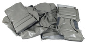 1993-1993 Corvette "Leather-Like" Vinyl Seat Covers Gray Sport-449084-Corvette-Store-Online