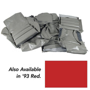1993-1993 Corvette "Leather-Like" Vinyl Seat Covers Red Sport-449085-Corvette-Store-Online