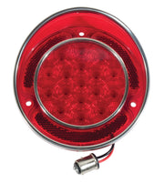 1968-1973 Corvette LED Tail Light W/SS Rim - Red-45005-Corvette-Store-Online