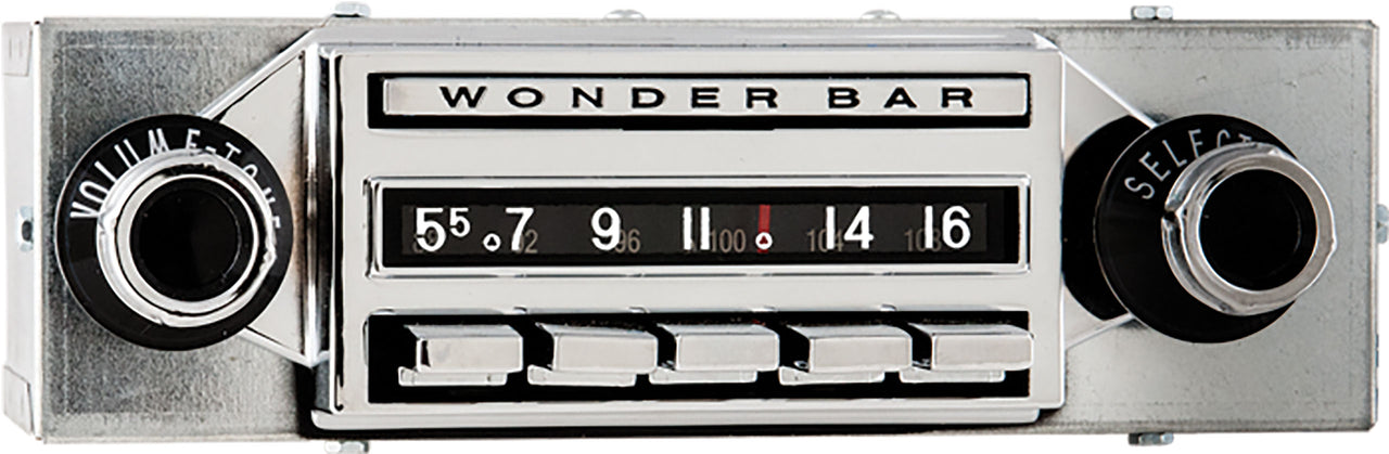 1958-1958 Corvette AM/FM Wonderbar Stereo Radio W/Bluetooth & Upgraded Power Supply-45037-Corvette-Store-Online