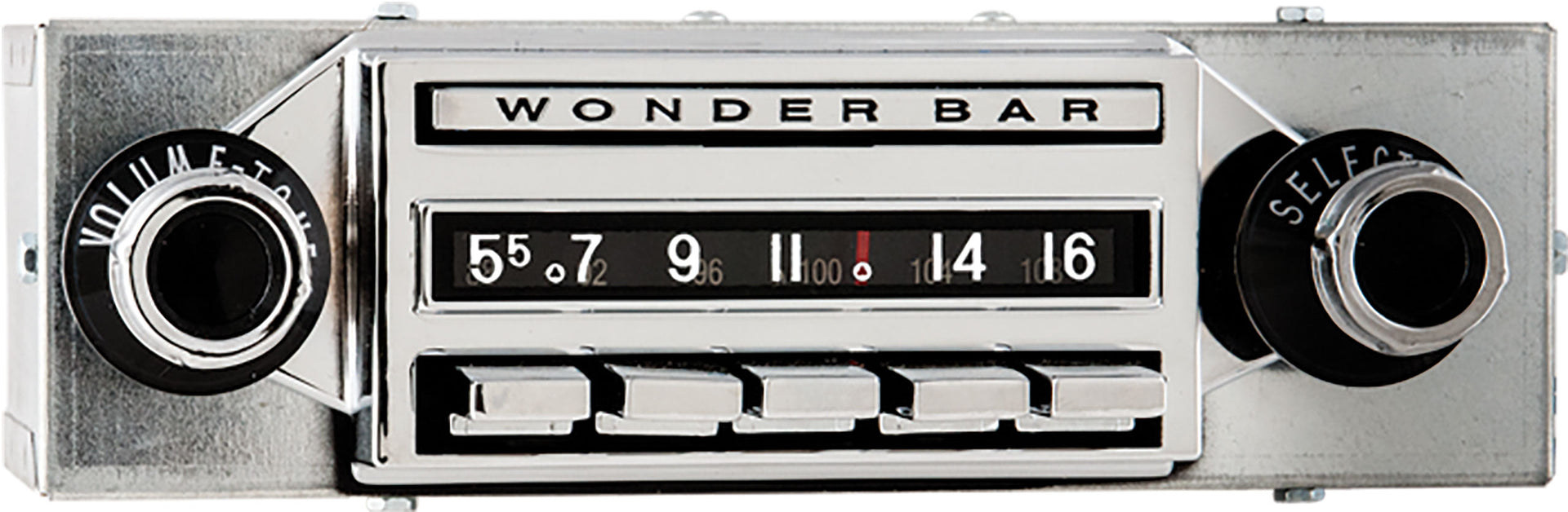 1958-1958 Corvette AM/FM Wonderbar Stereo Radio W/Bluetooth & Upgraded Power Supply-45037-Corvette-Store-Online
