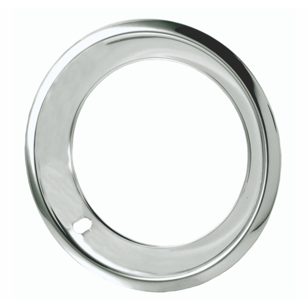 C3 1969-1982 Chevrolet Corvette 15" Deep Dish Triple Chrome Plated Stainless Trim Ring Set 3" Wide