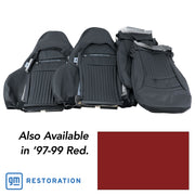 1997-1999 Corvette 100% Leather Sport Seat Covers - Red-462289-Corvette-Store-Online