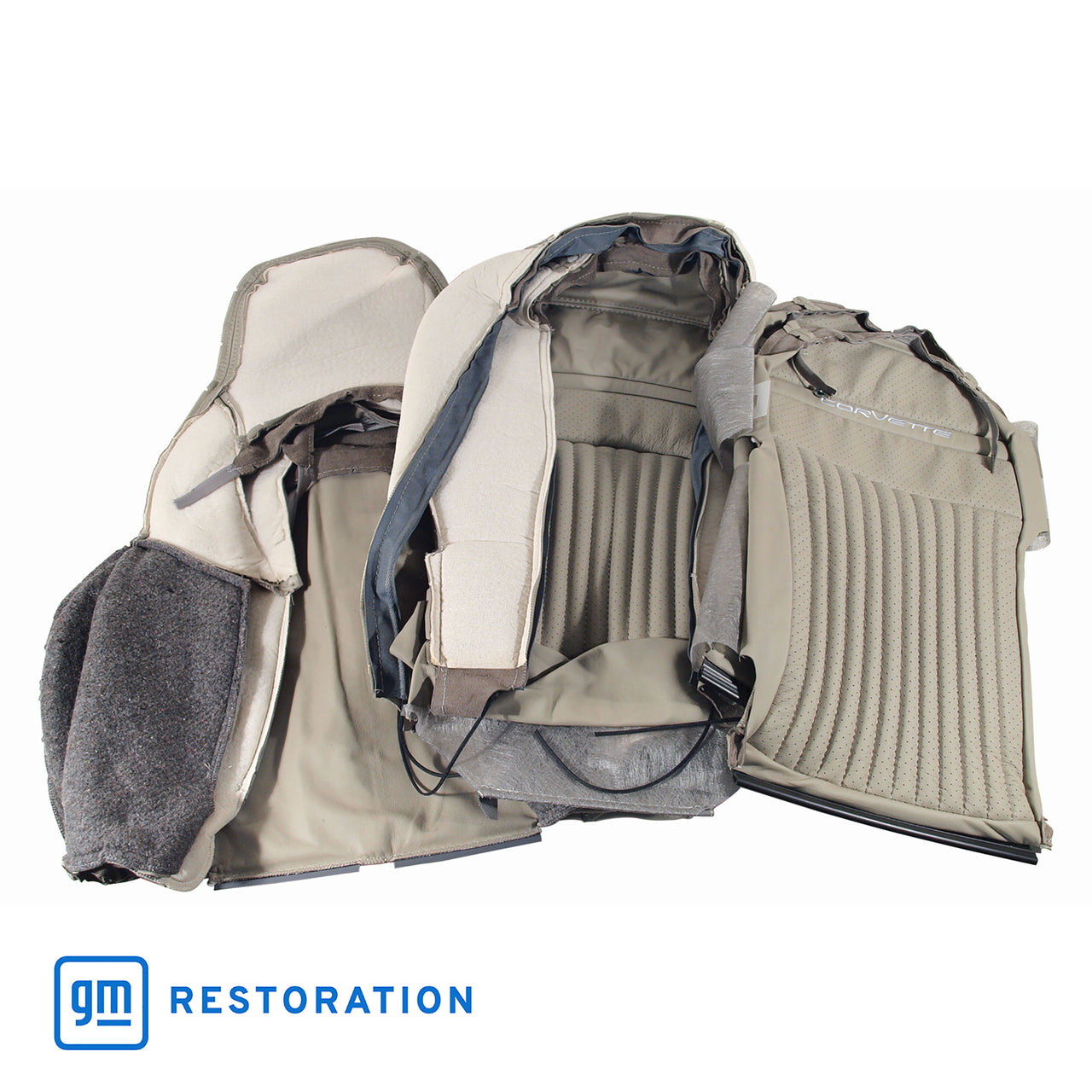 2000-2004 Corvette 100% Leather Sport Seat Covers - Torch Red-462293-Corvette-Store-Online