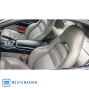 2003-2004 Corvette 100% Leather Sport Seat Covers - Base Shale-462294-Corvette-Store-Online