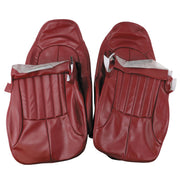 1997-1999 Corvette Vinyl Standard Seat Covers - Red-462389-Corvette-Store-Online