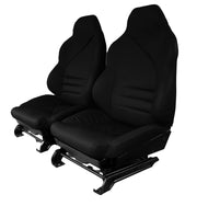 1994-1996 Corvette "Leather-Like" Vinyl Seat Covers Black Sport W/Foam-462720-Corvette-Store-Online
