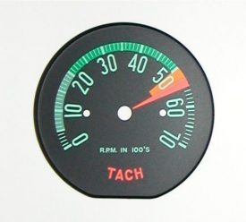 1960-1961 Corvette Tachometer Face Low RPM-46293-Corvette-Store-Online