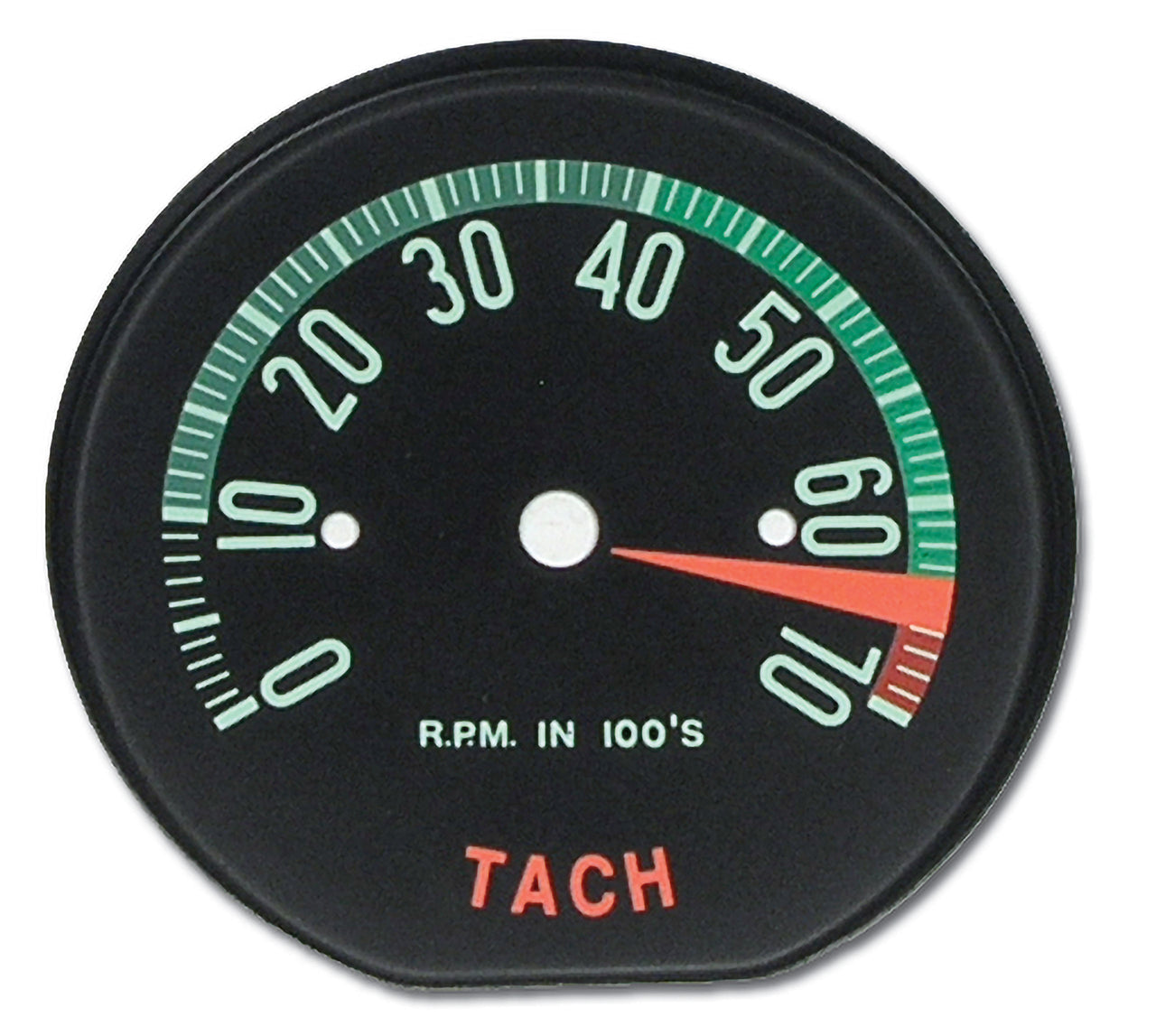 1960-1961 Corvette Tachometer Face Hi RPM-46294-Corvette-Store-Online