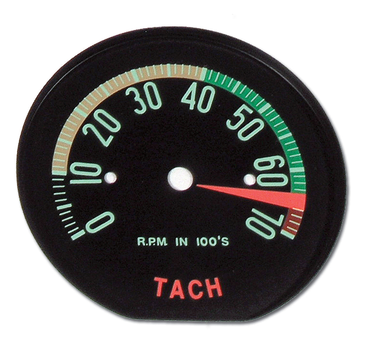 1961-1962 Corvette Tachometer Face Hi RPM-46296-Corvette-Store-Online