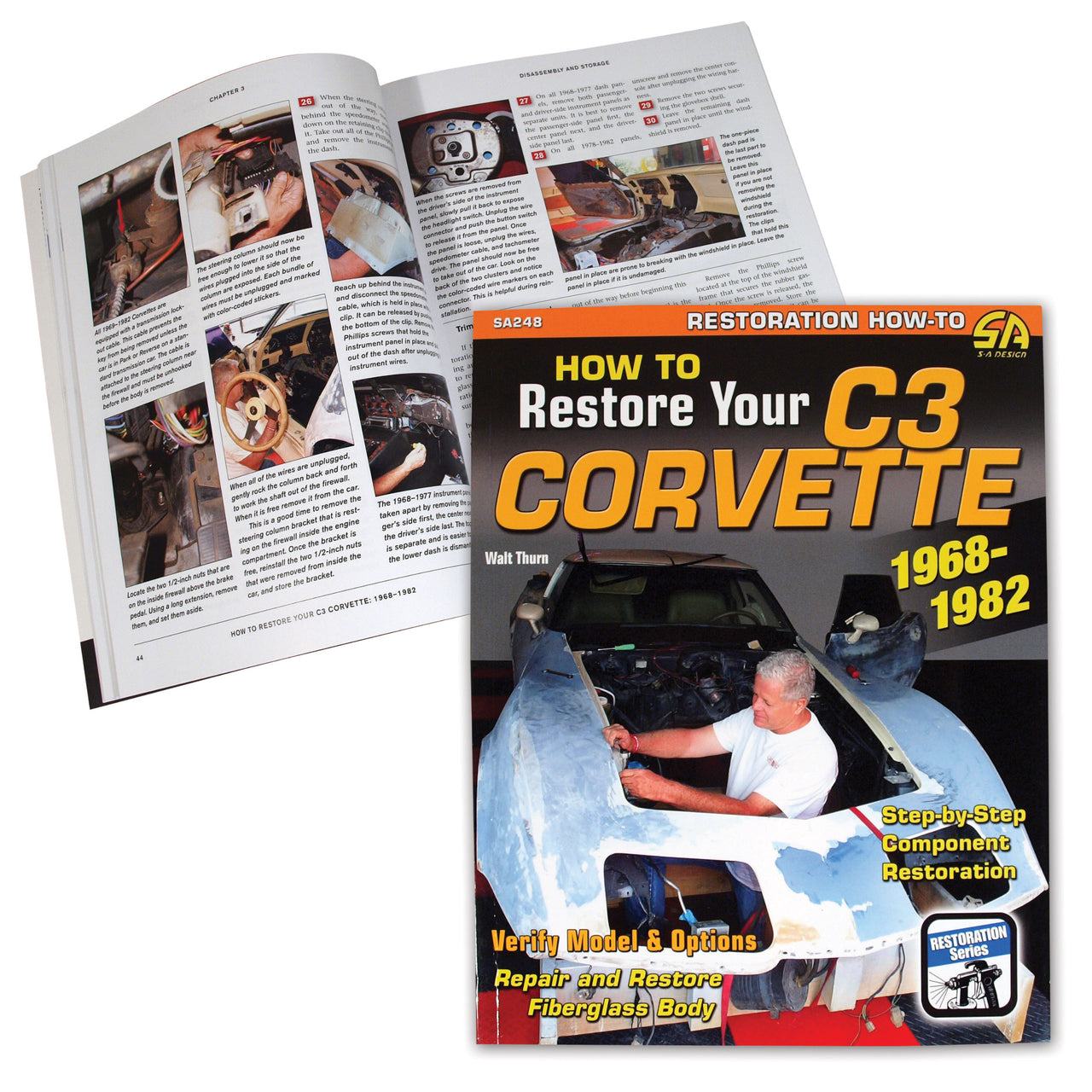 1968-1982 Corvette How To Restore Your Corvette Book-46313-Corvette-Store-Online