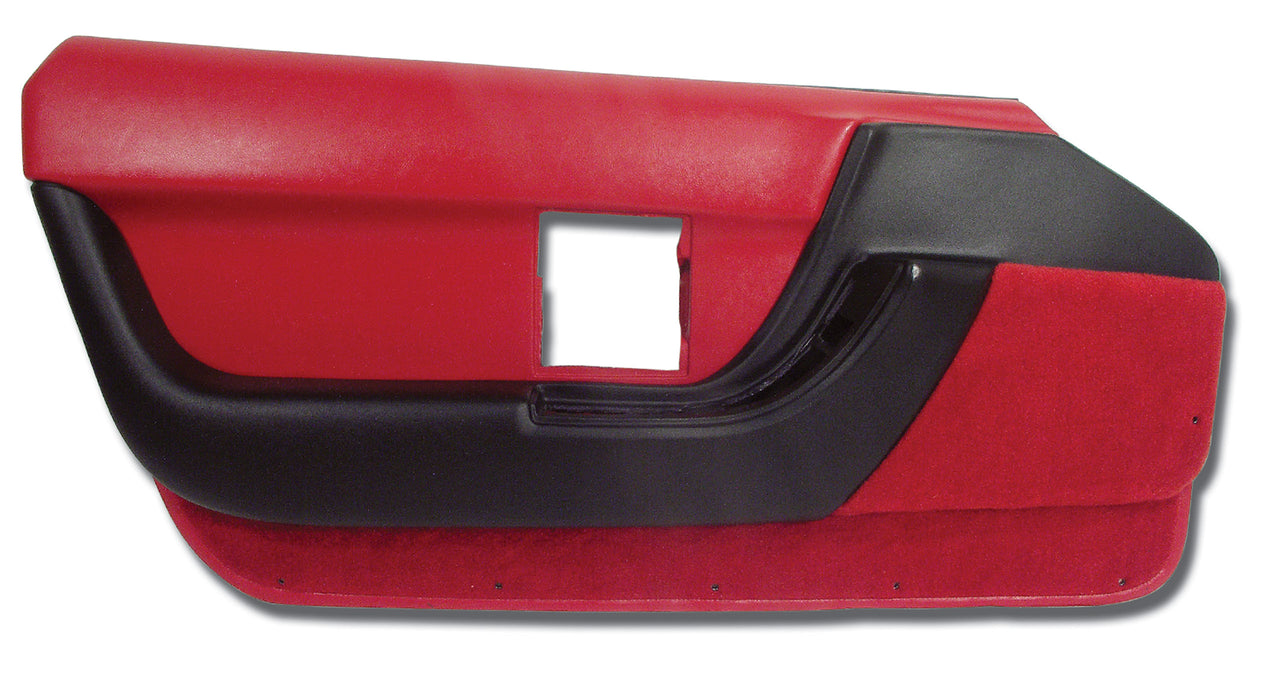 1990-1992 Corvette Door Panel Red LH-464175-Corvette-Store-Online