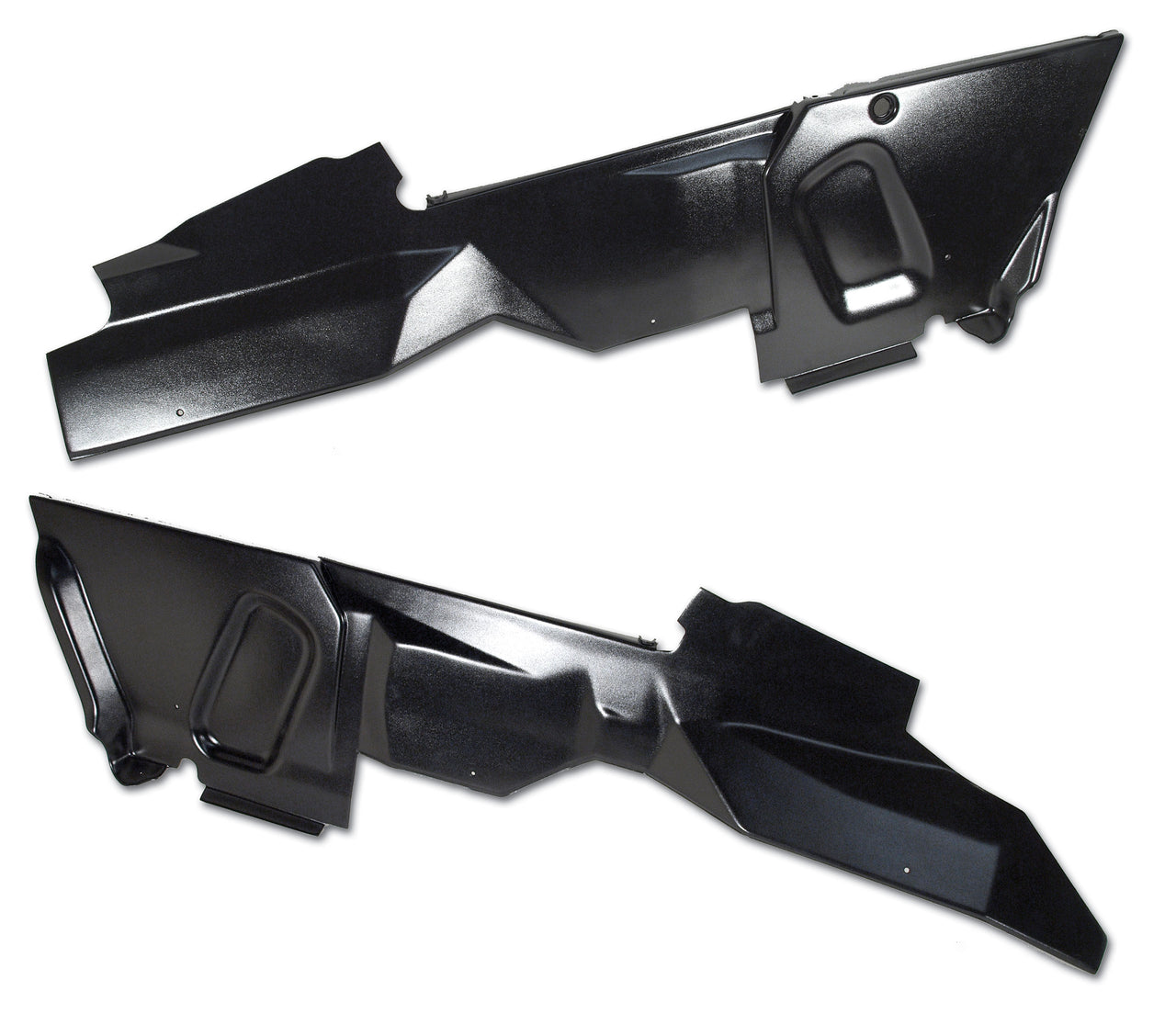 1984-1987 Corvette Console Side Panels Black-464720-Corvette-Store-Online