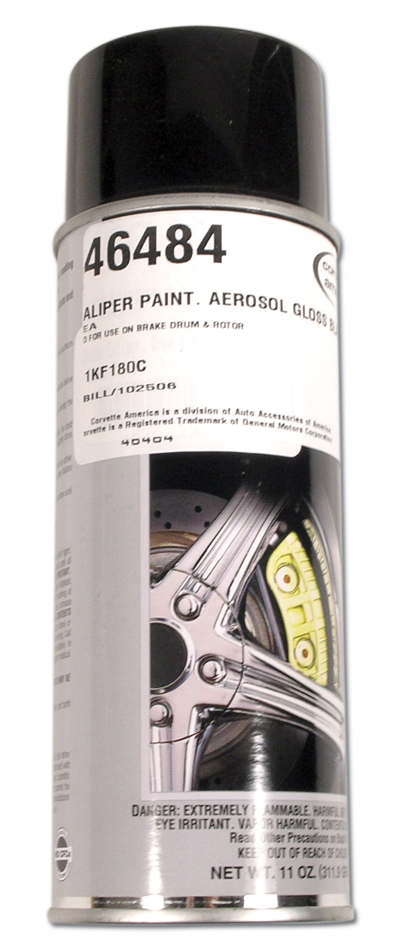 1953-2020 Corvette Brake Caliper, Drum & Rotor Paint - Gloss Black-46484-Corvette-Store-Online