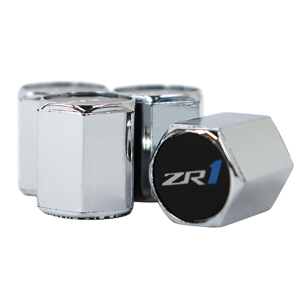 2009-2013 Corvette Valve Stem Cap Kit Chrome W/ZR1-46548-Corvette-Store-Online