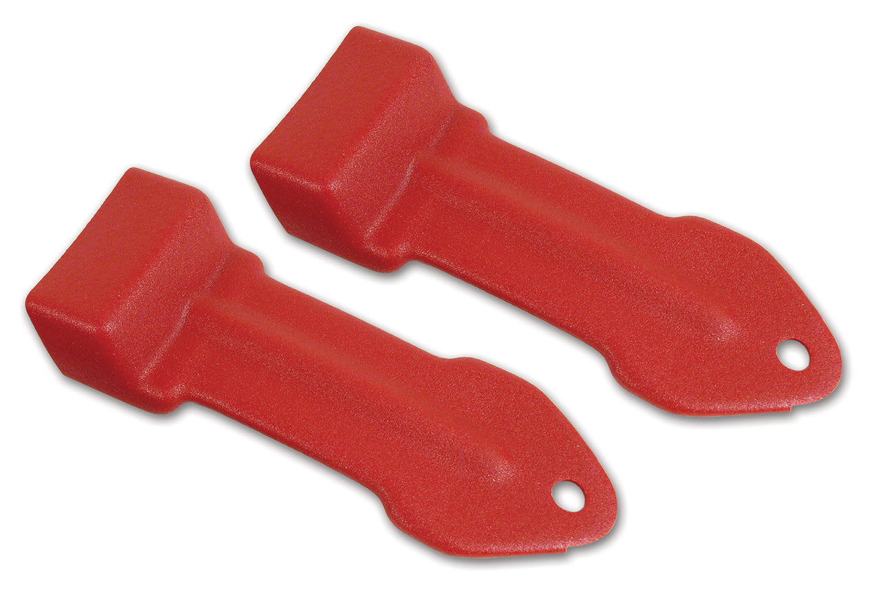 1965-1966 Corvette Seat Belt Pockets Red-467230-Corvette-Store-Online