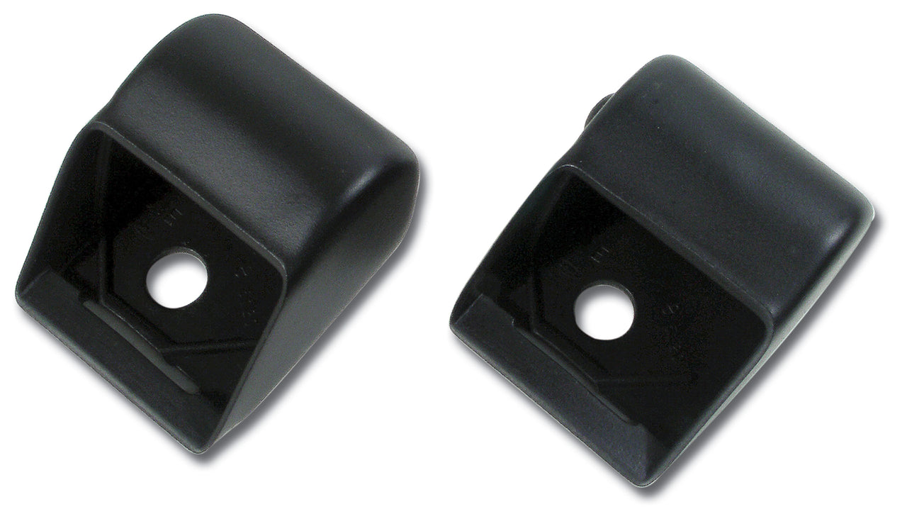 1966-1967 Corvette Seat Belt Retractor Covers Black-467320-Corvette-Store-Online