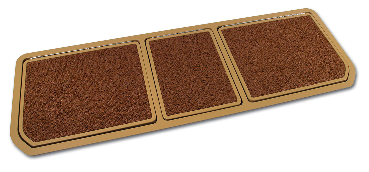 1976-1976 Corvette Rear Compartment Unit Dark Buckskin 80/20 3 Door-467557-Corvette-Store-Online