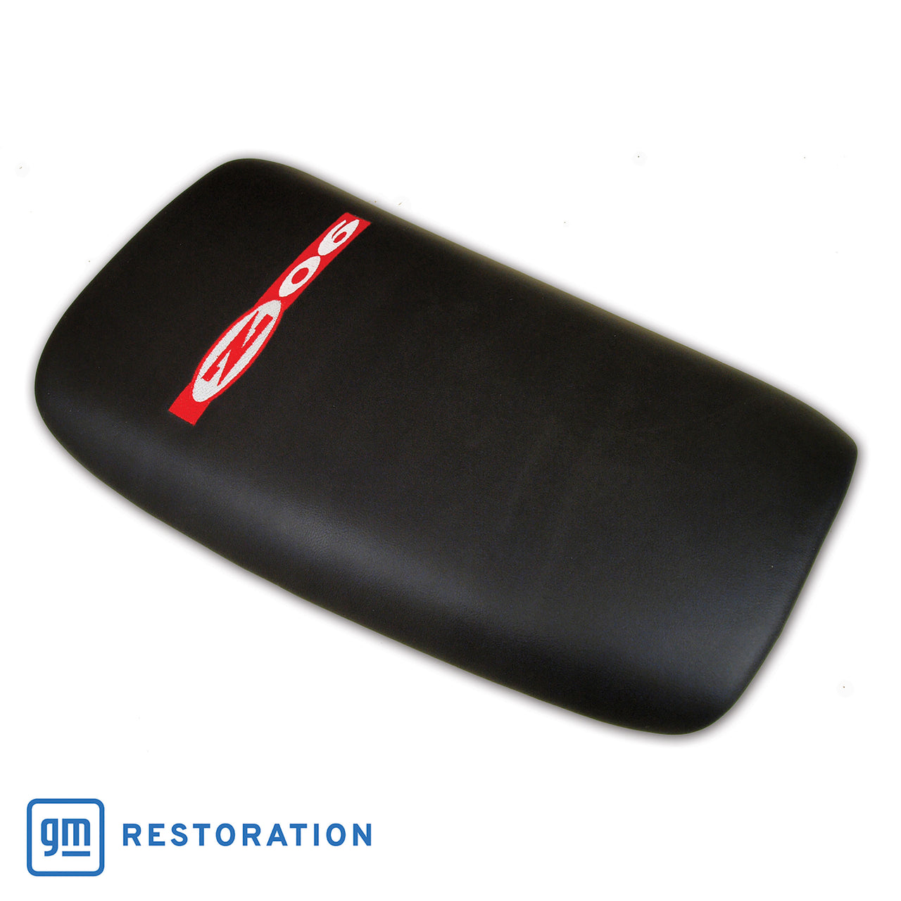 2001-2004 Corvette Embroidered Console Lid Black W/Z06 Logo-46802-Corvette-Store-Online
