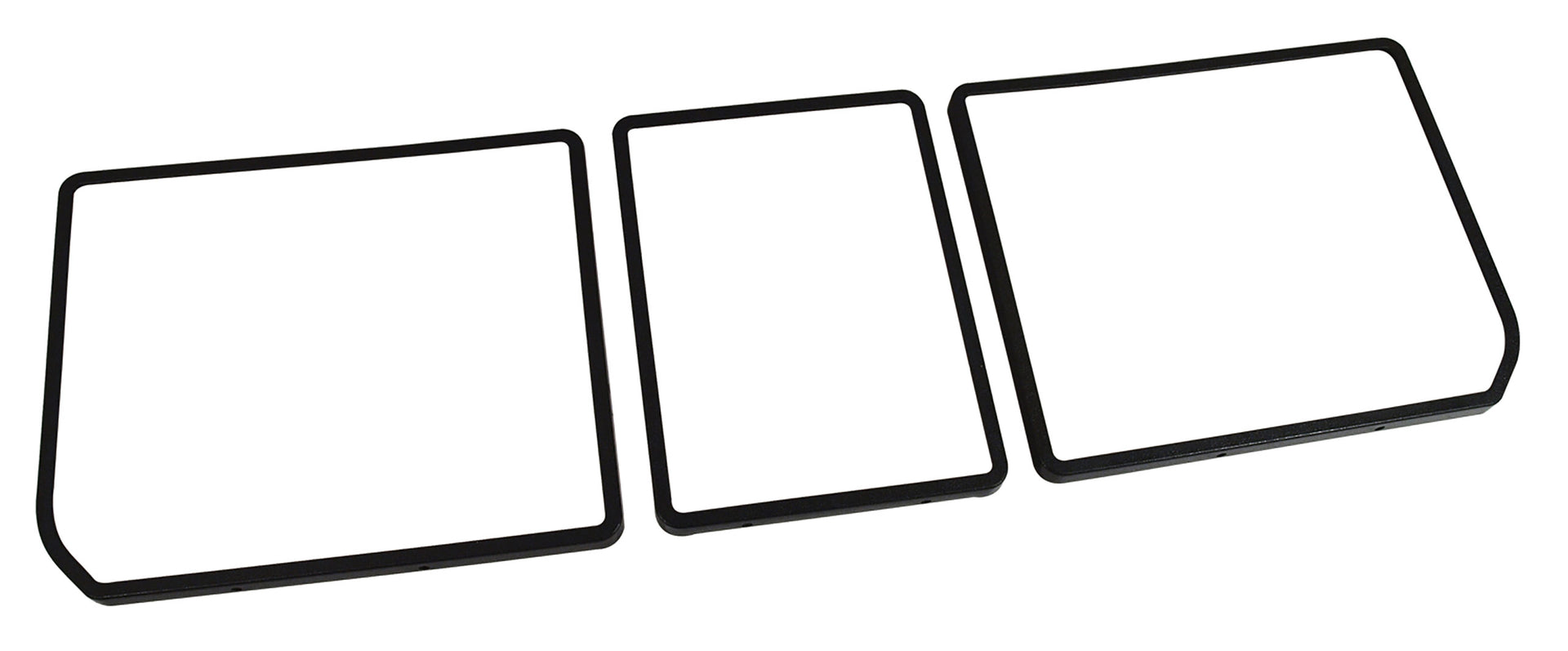 1968-1979 Corvette Rear Compartment Unit Door Frames Black 3 Piece-468120-Corvette-Store-Online