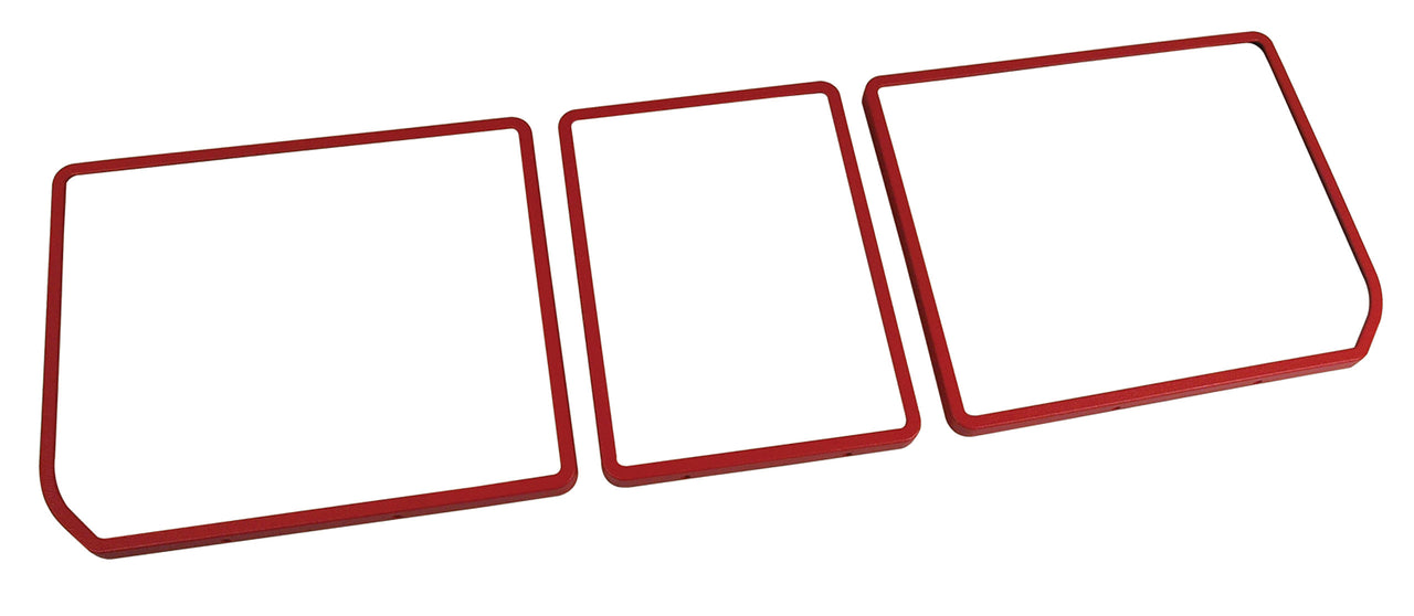 1977-1979 Corvette Rear Compartment Unit Door Frames Red 3 Piece-468124-Corvette-Store-Online