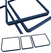 1968-1968 Corvette Rear Compartment Unit Door Frames Dark Blue 3 Piece-468132-Corvette-Store-Online