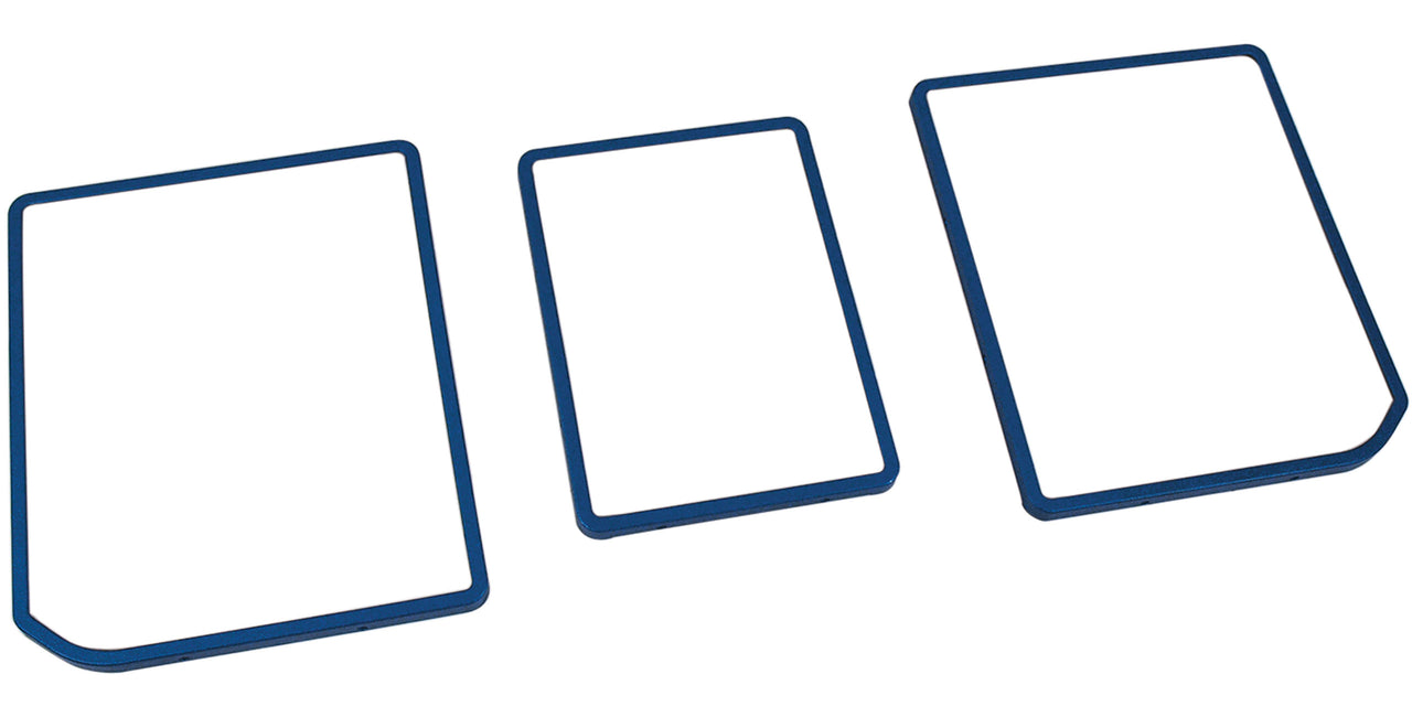 1968-1970 Corvette Rear Compartment Unit Door Frames Bright Blue 3 Piece-468141-Corvette-Store-Online