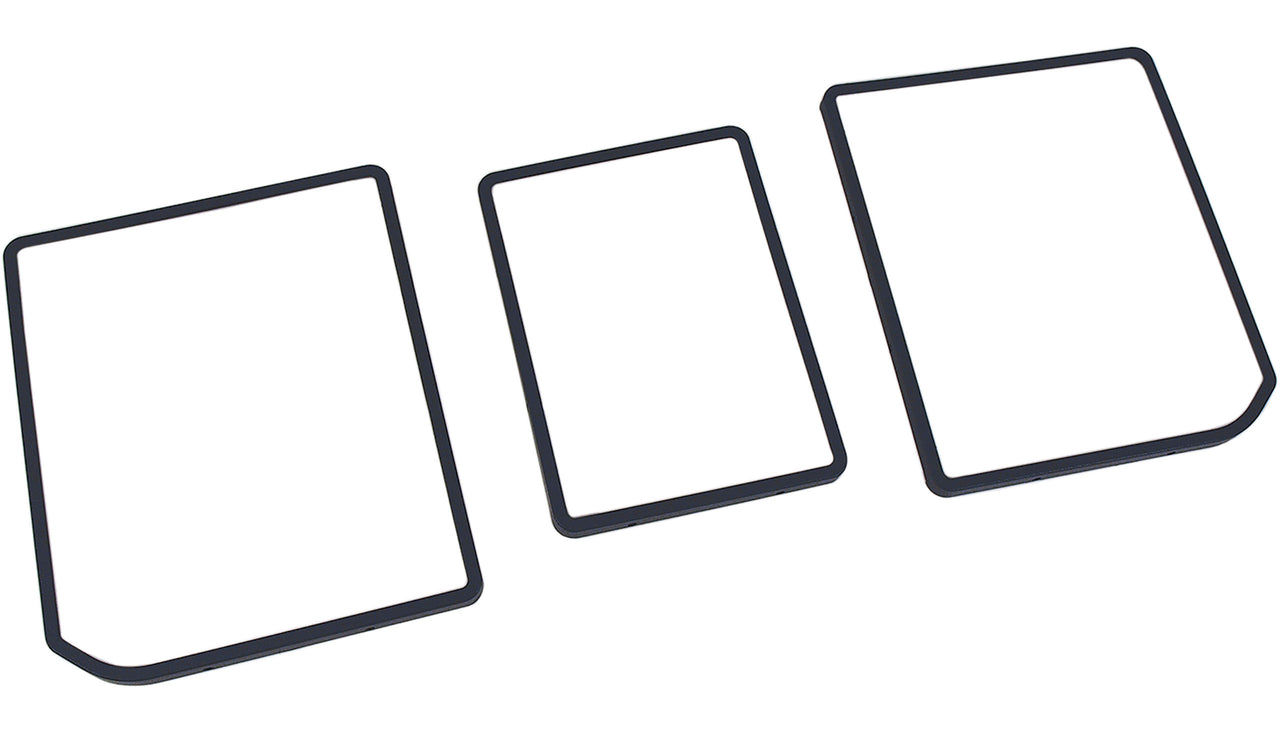 1977-1977 Corvette Rear Compartment Unit Door Frames Dark Blue 3 Piece-468145-Corvette-Store-Online