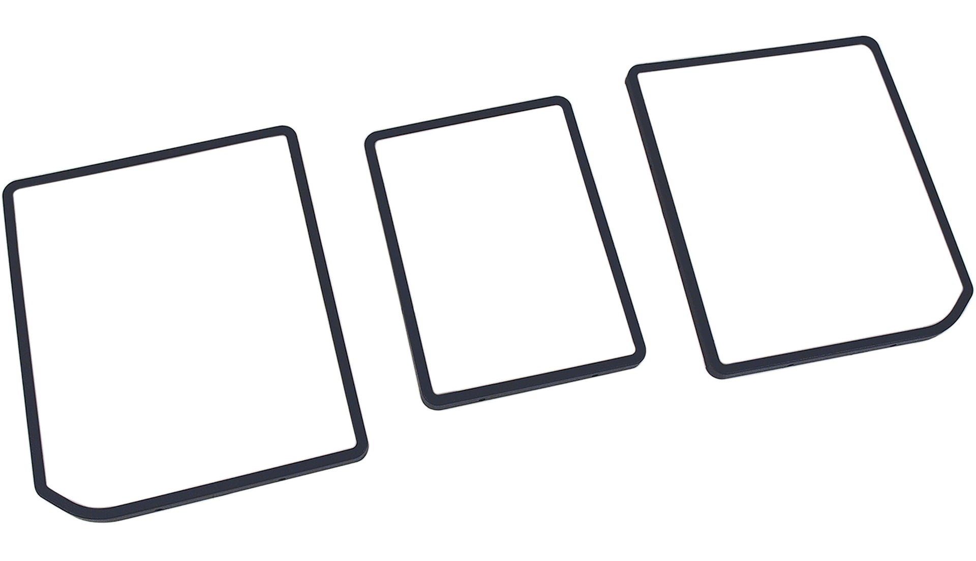 1977-1977 Corvette Rear Compartment Unit Door Frames Dark Blue 3 Piece-468145-Corvette-Store-Online