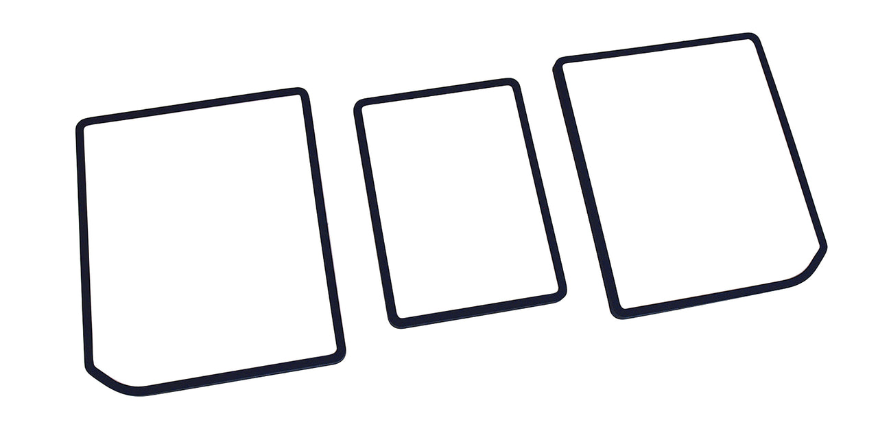 1971-1972 Corvette Rear Compartment Unit Door Frames Royal Blue 3 Piece-468147-Corvette-Store-Online