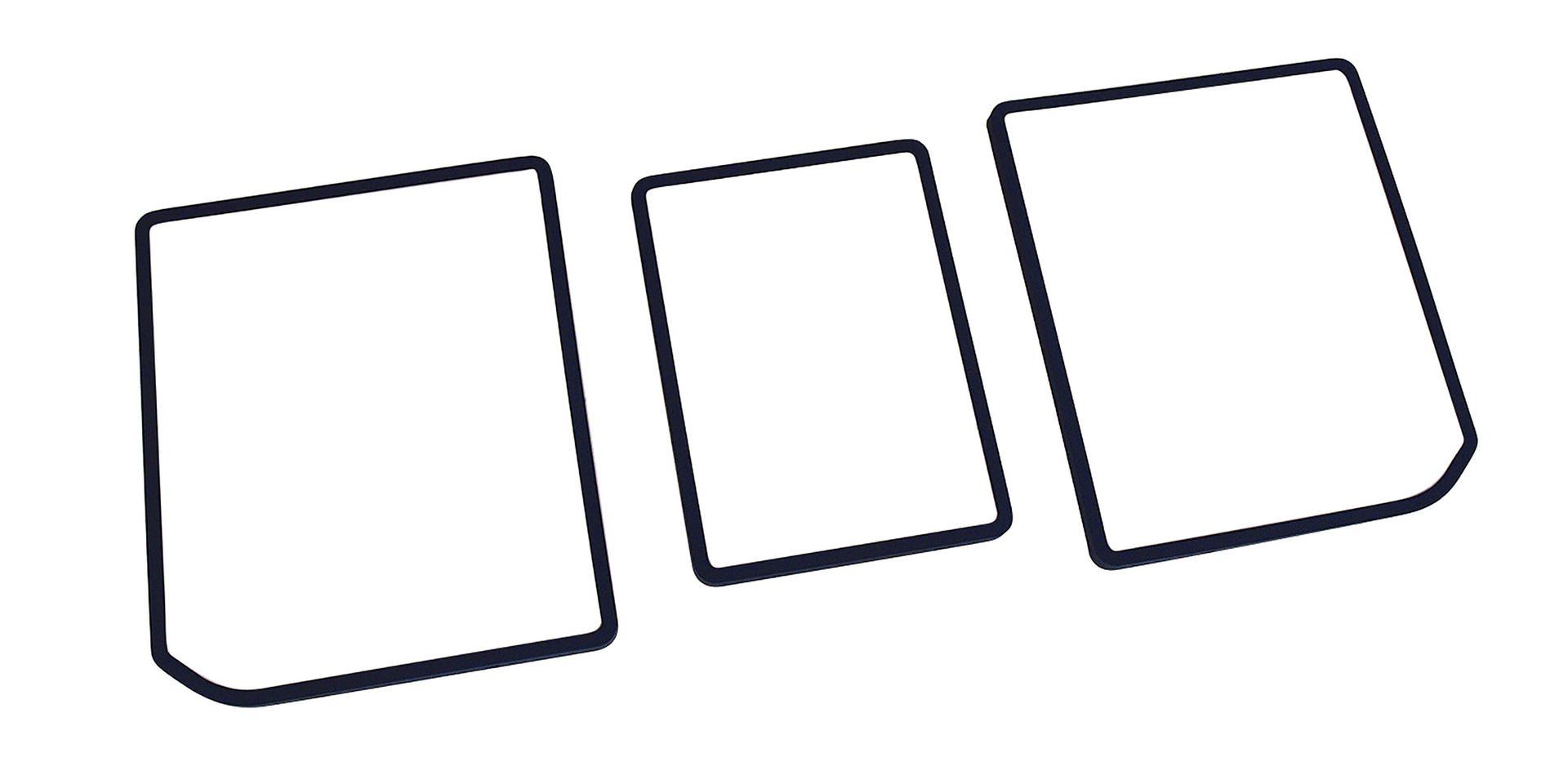 1971-1972 Corvette Rear Compartment Unit Door Frames Royal Blue 3 Piece-468147-Corvette-Store-Online