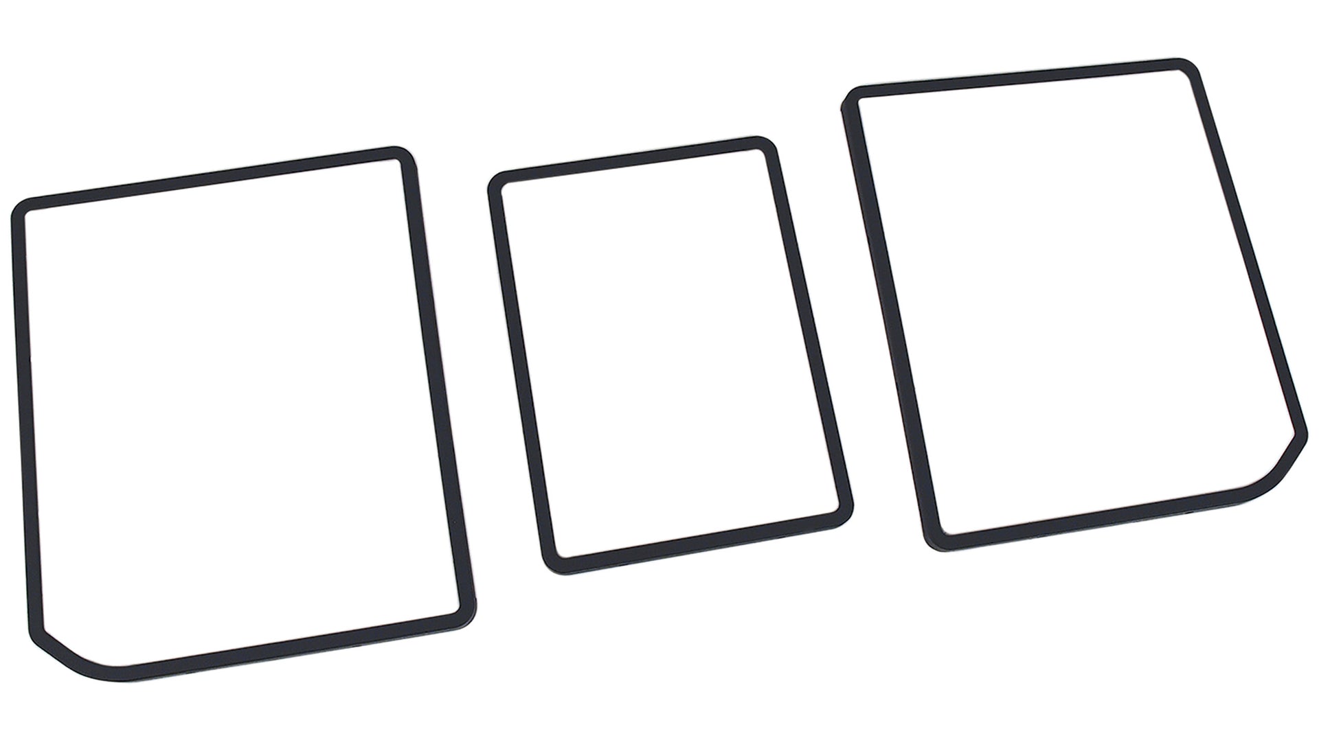 1978-1979 Corvette Rear Compartment Unit Door Frames Dark Blue 3 Piece-468148-Corvette-Store-Online