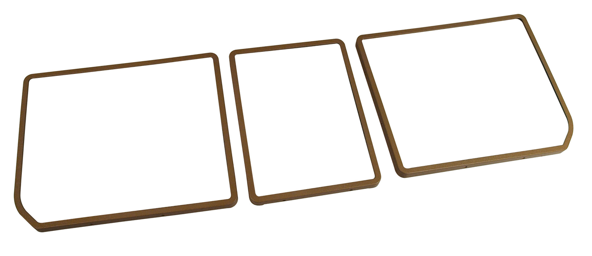 1973-1975 Corvette Rear Compartment Unit Door Frames Medium Saddle 3 Piece-468151-Corvette-Store-Online